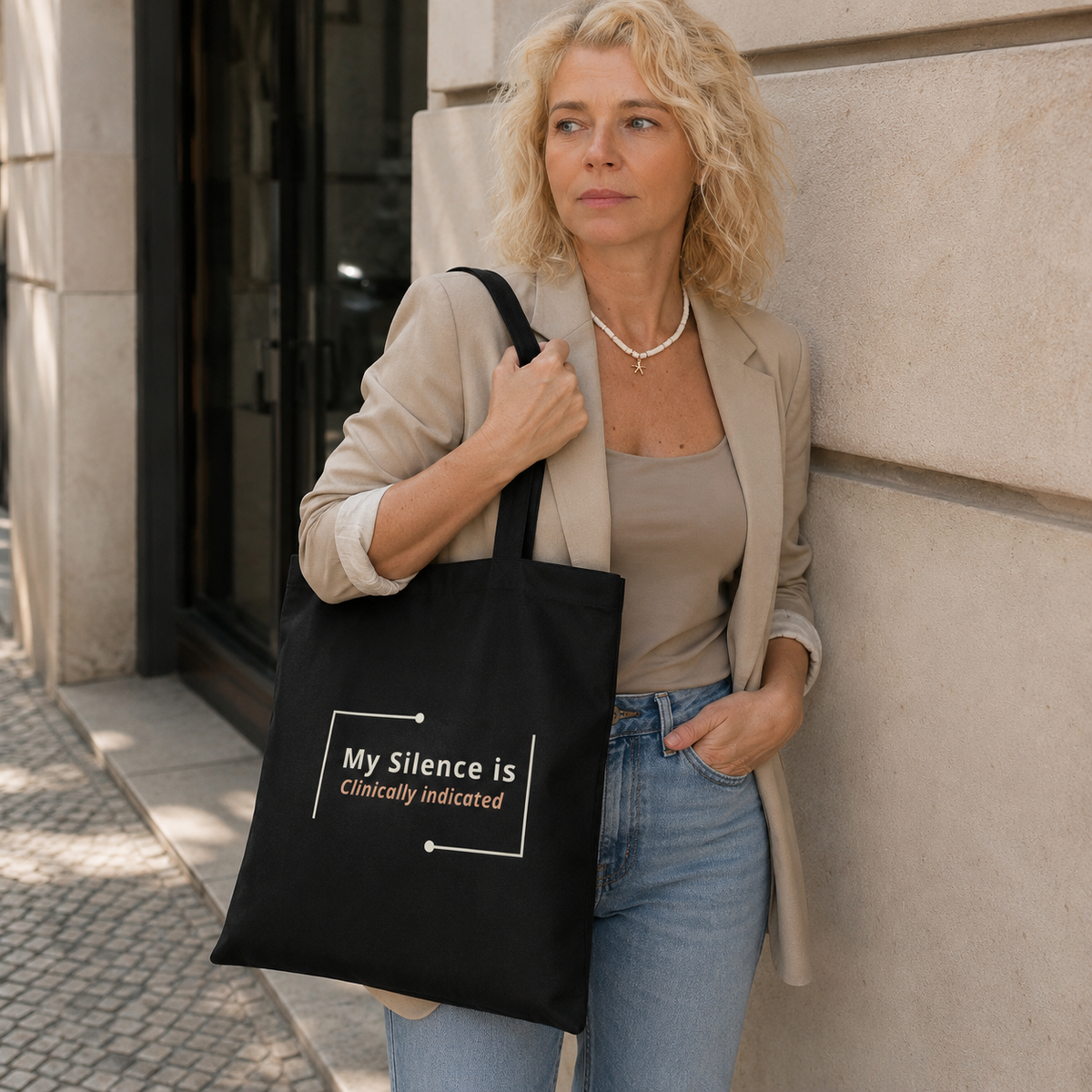 Care Duo – T-shirt & Tote Bag Algodão Orgânico | My Silence