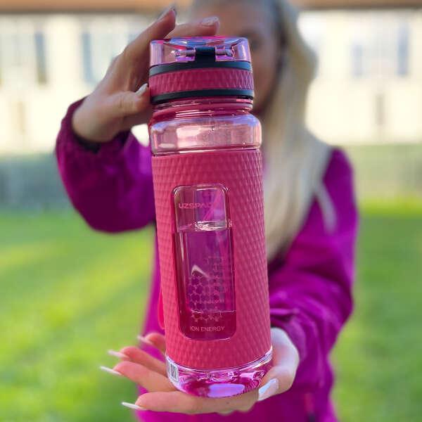 Jurco - Botella de agua ergonómica 