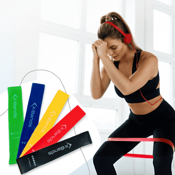 Mini Bandas de resistencia XBands: bandas universales de fitness