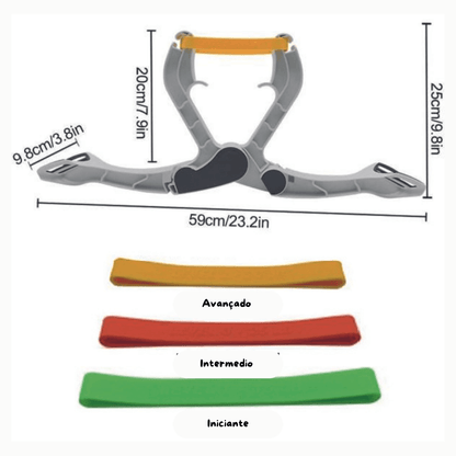 Acessório Desportivo Multifunções com Bandas de Resistência