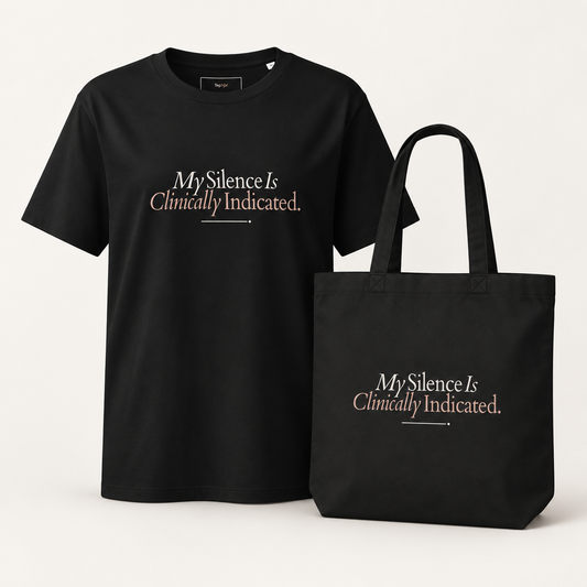 Care Duo – T-shirt & Tote Bag Algodão Orgânico | My Silence