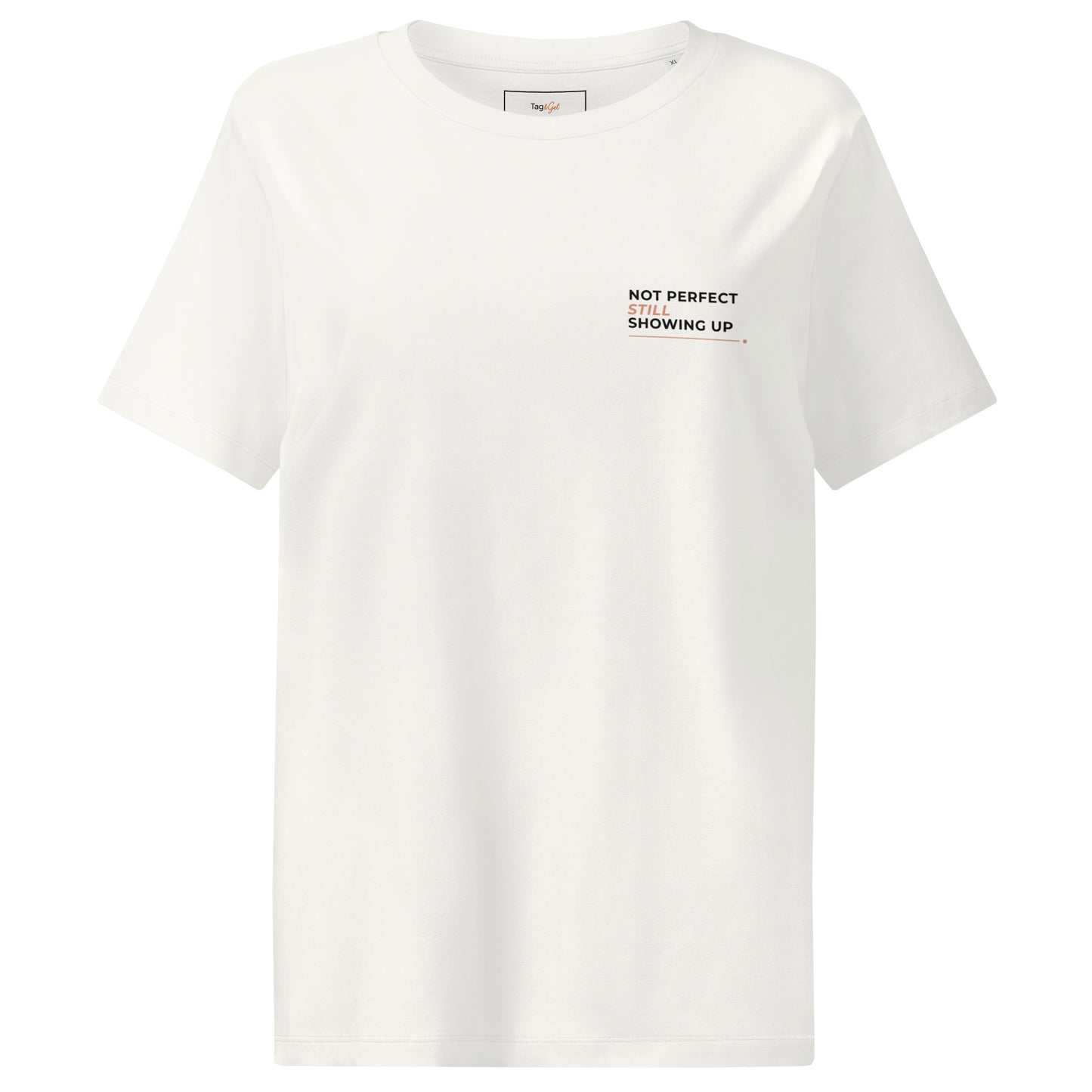 T_shirt_branca_not_perfect_frente