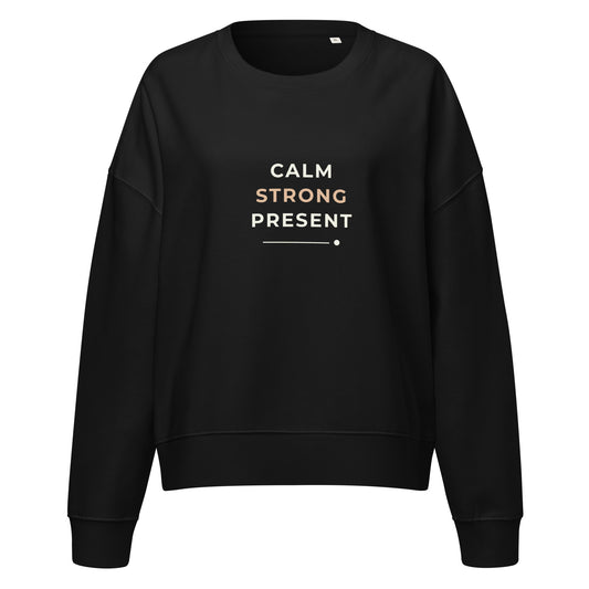 sweatshirt_preta_calm_strong_present_frente